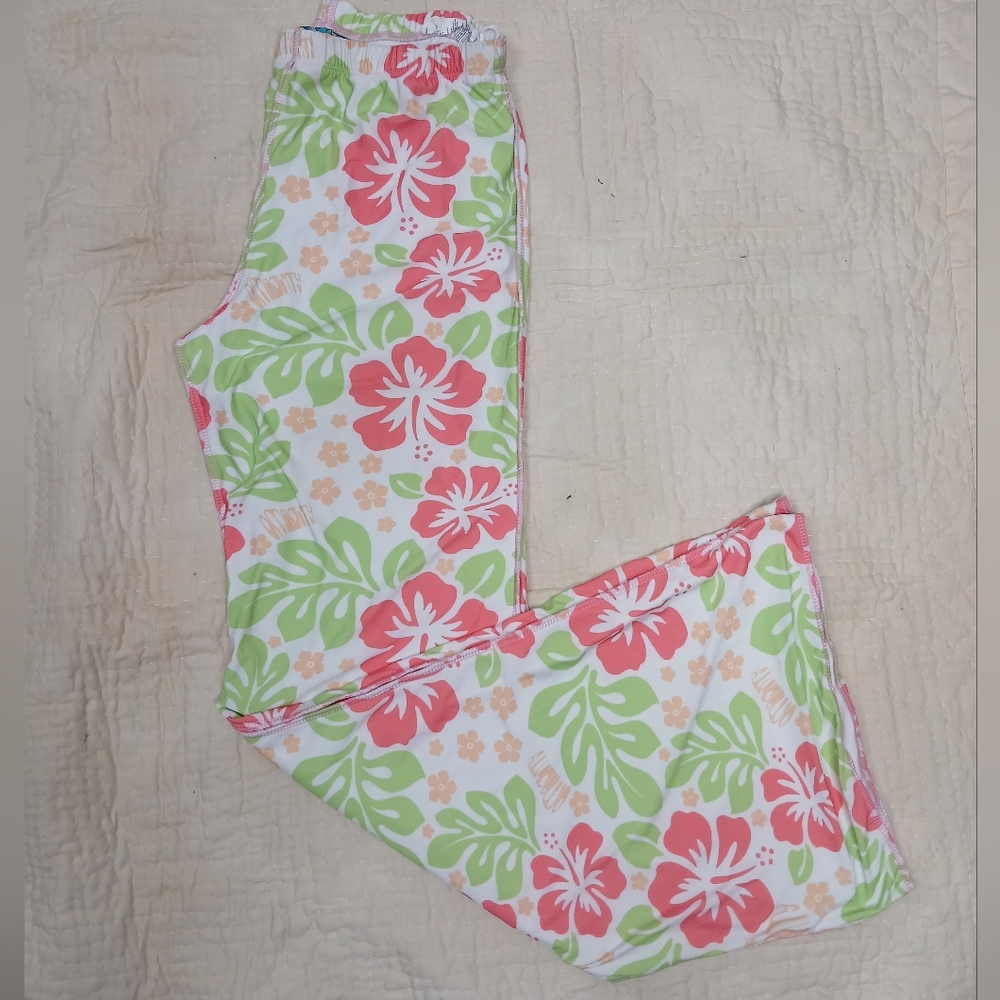 Floral Print Flared Pants